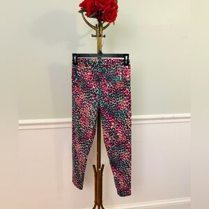 GapFit Power Move High Rise Ankle Leggings-Wicking, Breathable-Size Medium